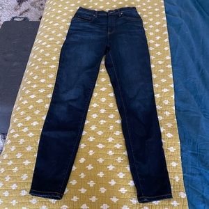 Everlane High Rise Skinny Indigo